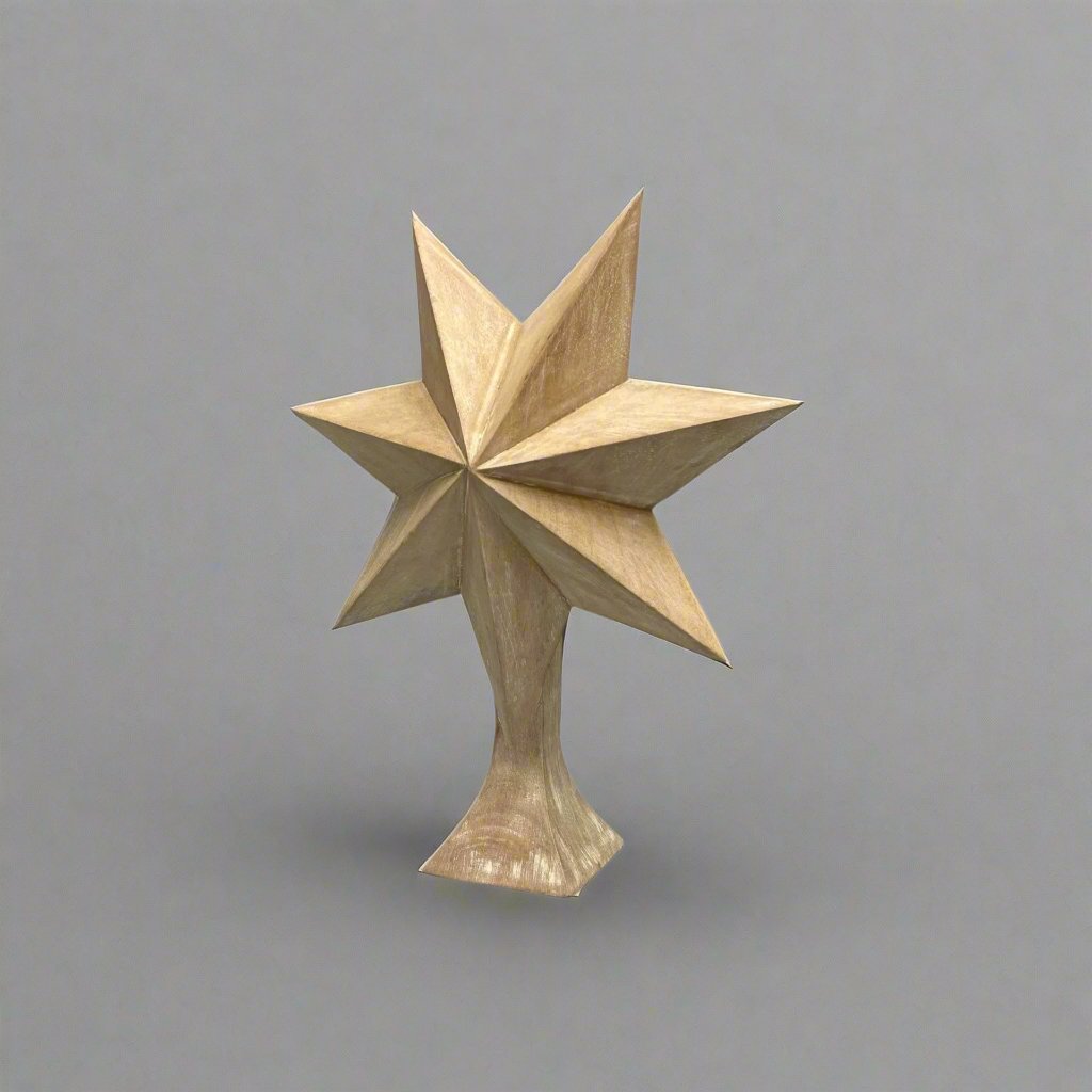 Noel Wooden Star