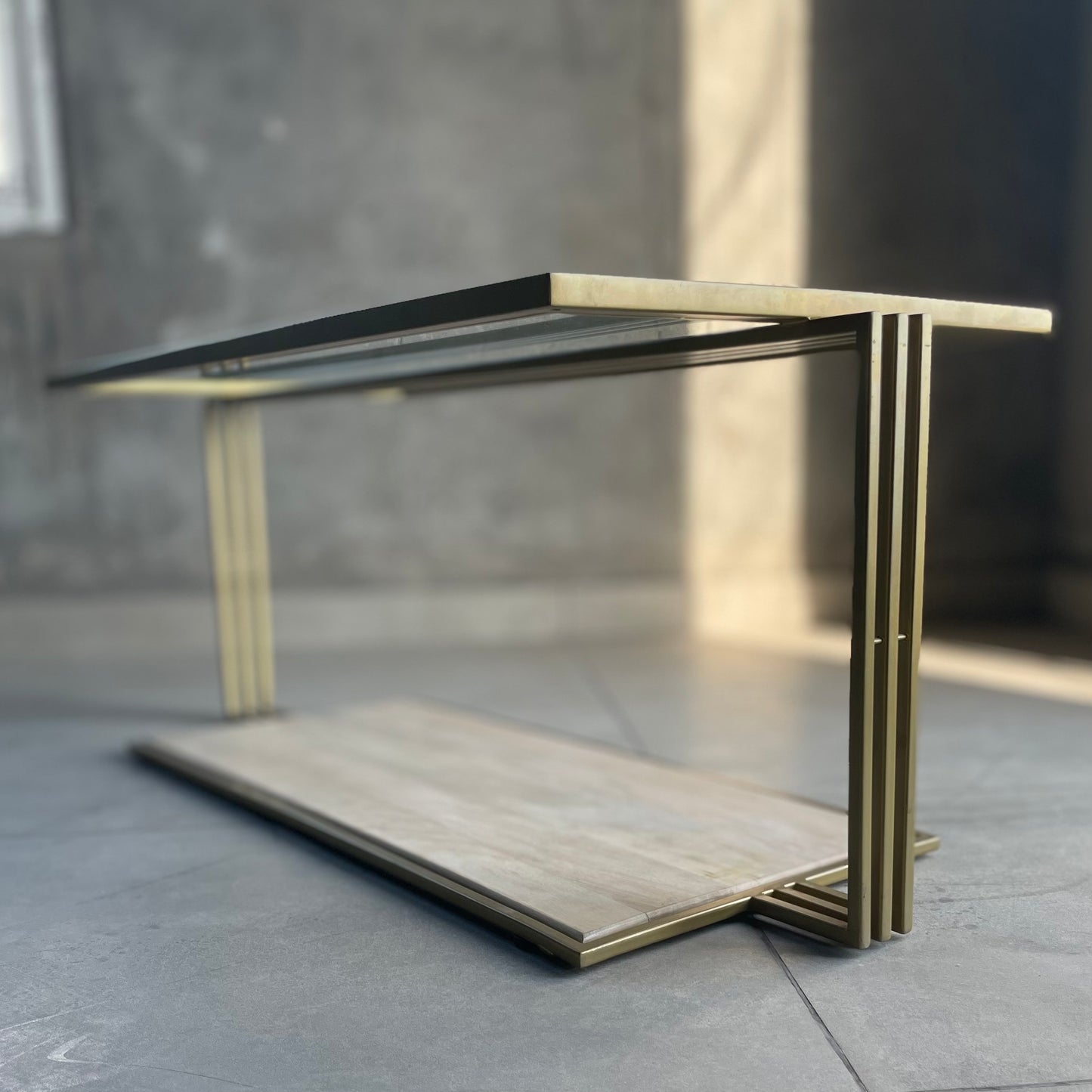 Skew-metal Table