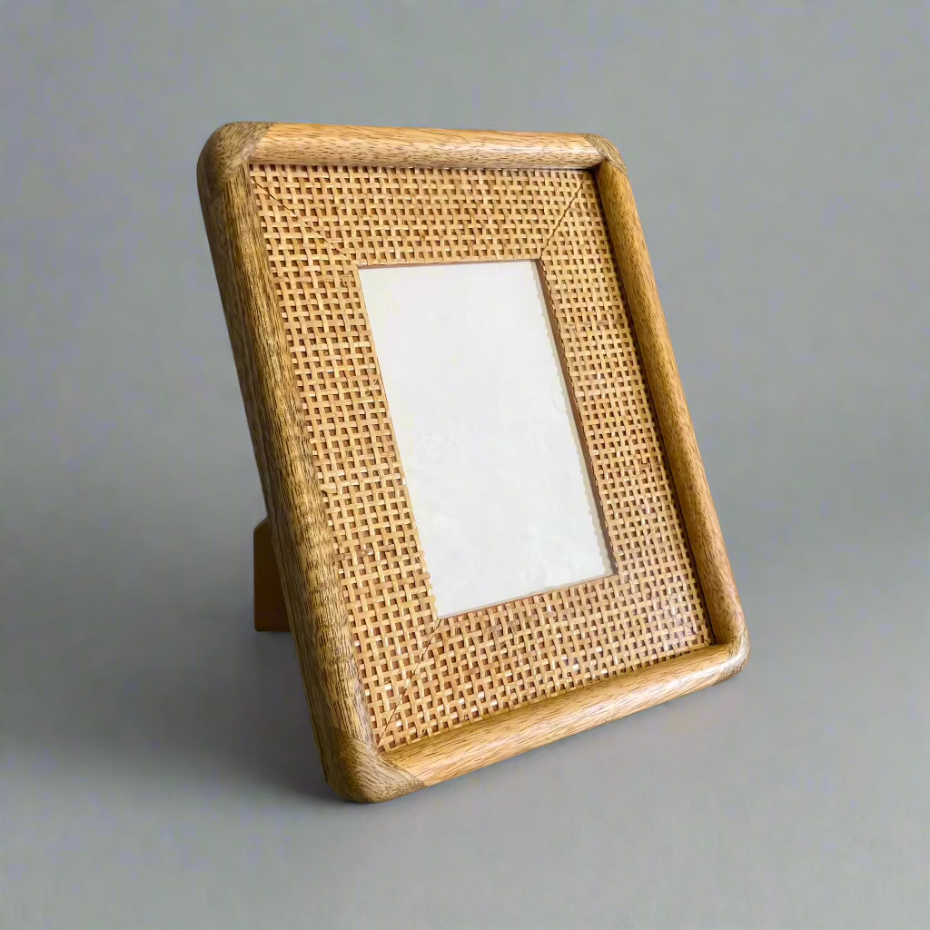 Natural Cane Photo Frame – Objects In Space