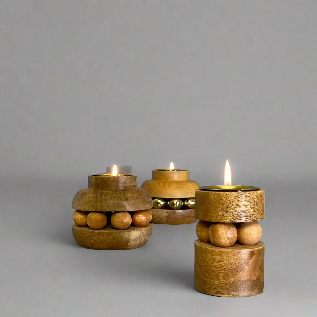 Abacus Candle Stands| 𝘚𝘌𝘛 𝘖𝘍 𝘛𝘏𝘙𝘌𝘌