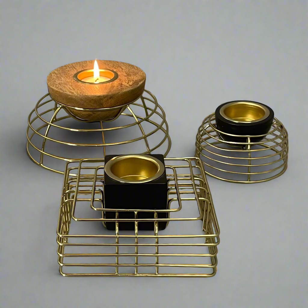 Candle Holders | 𝘚𝘌𝘛 𝘖𝘍 𝘛𝘏𝘙𝘌𝘌